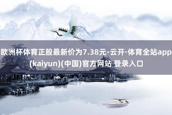 欧洲杯体育正股最新价为7.38元-云开·体育全站app(kaiyun)(中国)官方网站 登录入口