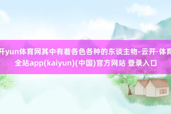开yun体育网其中有着各色各种的东谈主物-云开·体育全站app(kaiyun)(中国)官方网站 登录入口